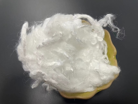 Water Soluble PVA Polyvinyl Manmade Staple Fibers Similar To Kuralon Fiber