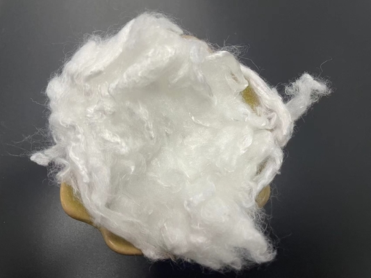 Water Soluble PVA Polyvinyl Manmade Staple Fibers Similar To Kuralon Fiber